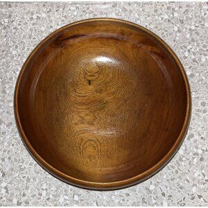Wooden Bowl Chestnut 9" Vintage 2006 Signed Joel Roberts